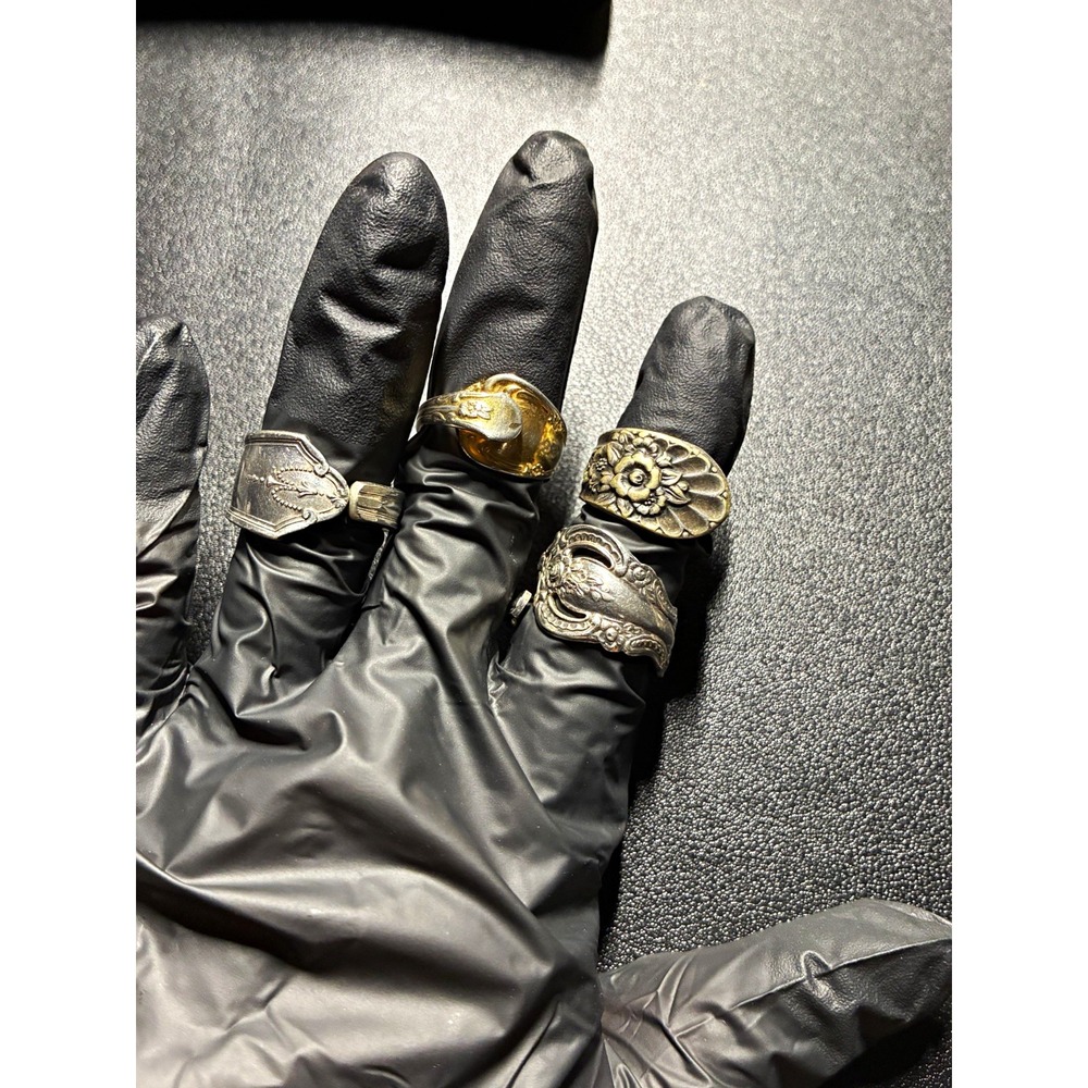 Vintage‎ Oneida Silver Spoon Rings